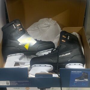 Bauer Colorado Black and White Ice Skates